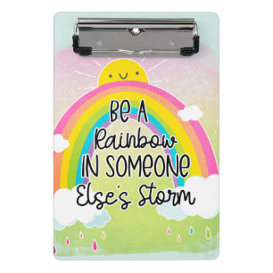 Cute & Colourful Inspirational Mini Clipboard