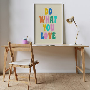 Cute Colourful Inspirational Quote Wall Art