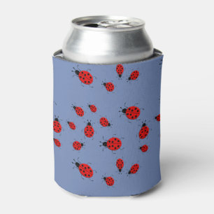 Cute colourful ladybugs clip art can cooler