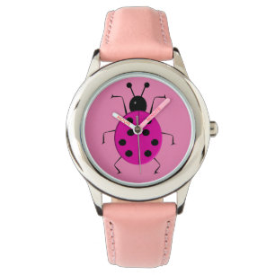 Cute colourful ladybugs ,lucky charm watch