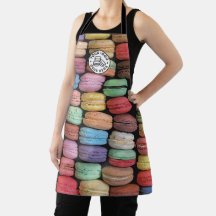 Cute Colourful Macaron Bakery Logo