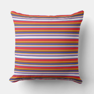 Cute colourful magic stripes cushion