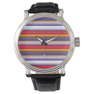 Cute colourful magic stripes watch