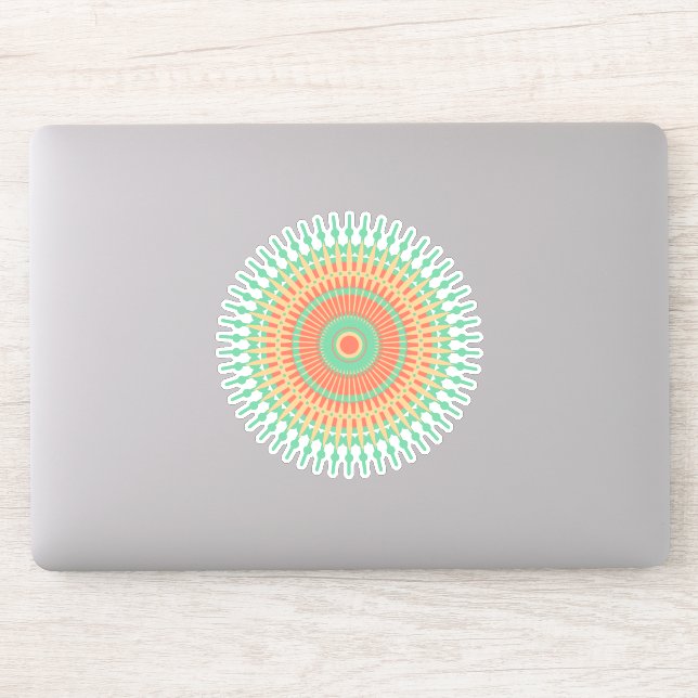 Cute colourful Mandala art (Computer)