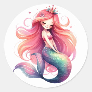 Cute Colourful Mermaid Stickers