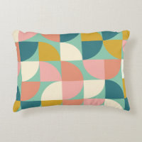 Cute Colourful Modern Geometric Shapes Pattern Tea