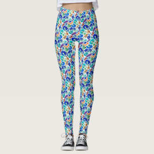 Cute colourful monsters face patterns Case-Mate iP Leggings