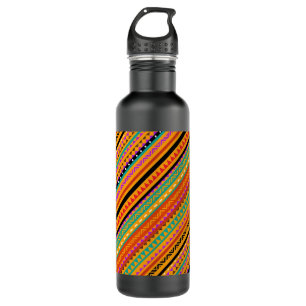 Cute colourful native aztec patterns design 710 ml water bottle