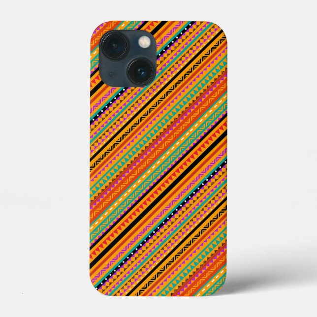 Cute colourful native aztec patterns design Case-Mate iPhone case (Back)