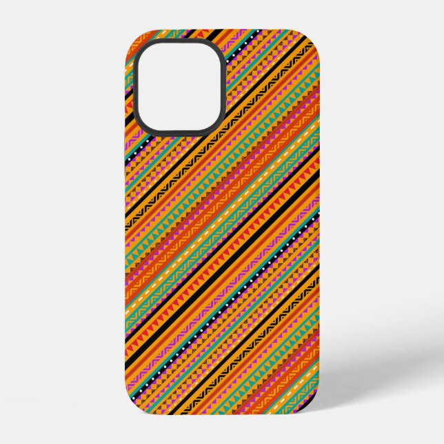 Cute colourful native aztec patterns design iPhone case (Back)