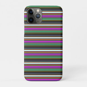 Cute colourful neon stripes Case-Mate iPhone case
