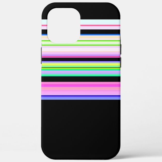 Cute colourful neon stripes Case-Mate iPhone case (Back)