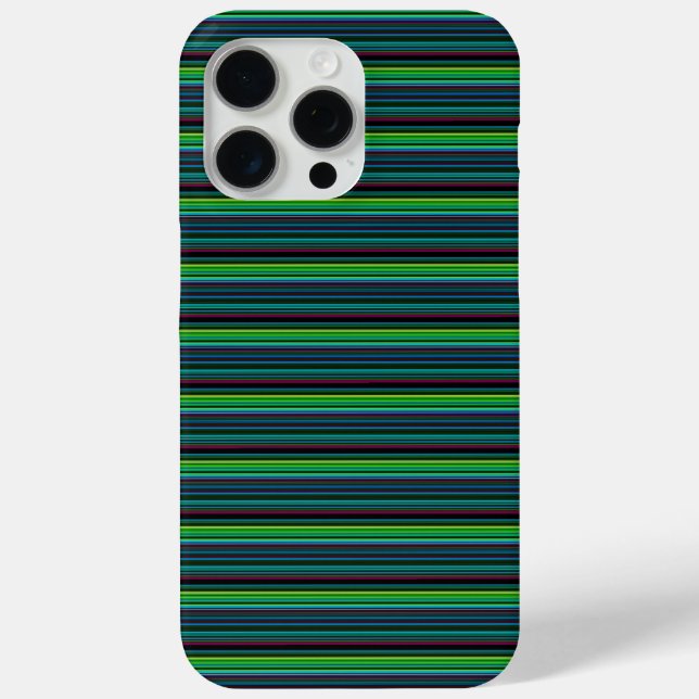 Cute colourful neon stripes Case-Mate iPhone case (Back)