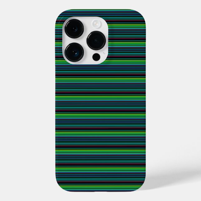 Cute colourful neon stripes Case-Mate iPhone case (Back)