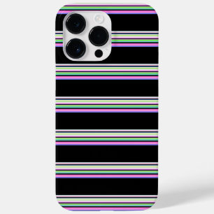 Cute colourful neon stripes Case-Mate iPhone 14 pro max case