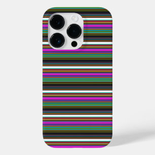 Cute colourful neon stripes Case-Mate iPhone 14 pro case