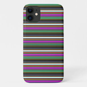 Cute colourful neon stripes Case-Mate iPhone case