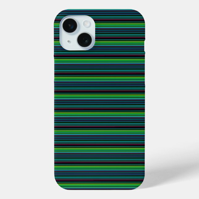 Cute colourful neon stripes Case-Mate iPhone case (Back)