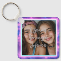 Cute Colourful Neon Vaporwave Photo Border