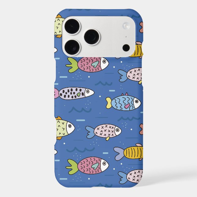 Cute Colourful Ocean Fish Pattern (Back)