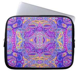 Cute Colourful paisley pattern Mug Laptop Sleeve