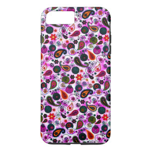 Cute colourful paisley patterns Case-Mate iPhone case