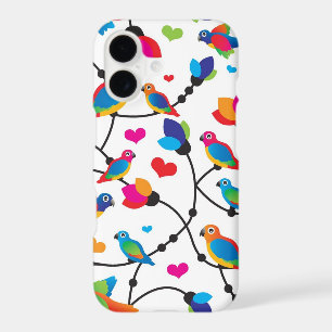cute colourful parrot bird