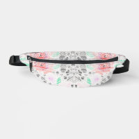 Cute colourful pastel floral aztec