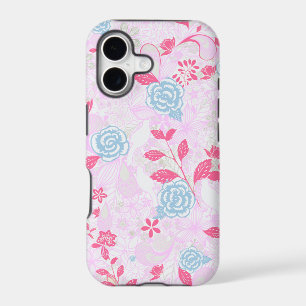 Cute colourful pastel floral pattern