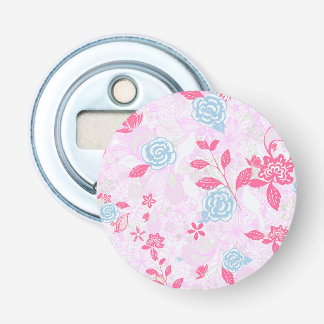Cute colourful pastel floral pattern bottle opener