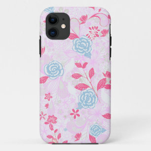 Cute colourful pastel floral pattern Case-Mate iPhone case