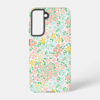 Cute Colourful Pastel Garden Flower Pattern