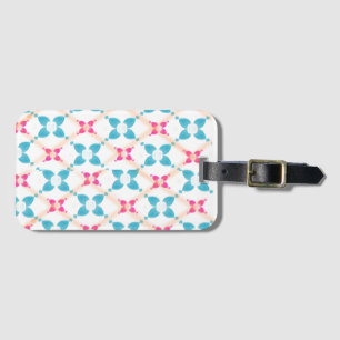 Cute Colourful patterned Luggage Tag