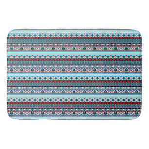 Cute colourful patterns bath mat
