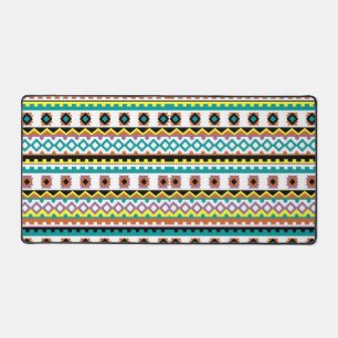 Cute colourful patterns design desk mat