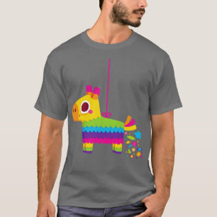 Cute Colourful Pinata Donkey Poot Candies Funny T-Shirt