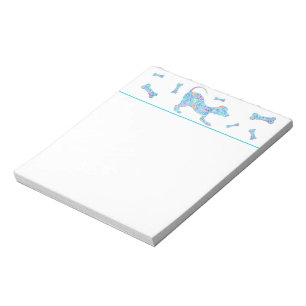 Cute Colourful Playful Dog Notepad