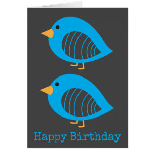 Cute colourful quirky birds