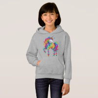 Cute, Colourful Rainbow unicorn