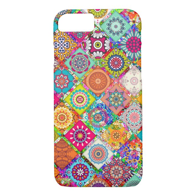 Cute colourful seamless decorative pattern Case-Mate iPhone case (Back)