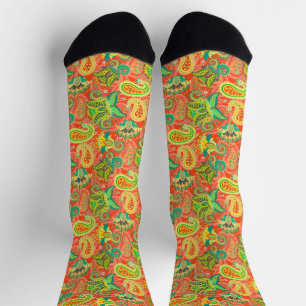 Cute colourful seamless paisley pattern OtterBox i Socks