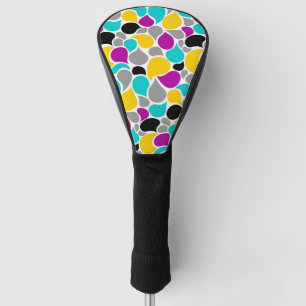 Cute colourful seamless patterns design uncommon i golf head cover