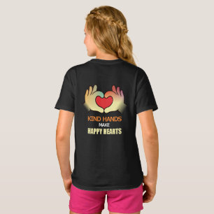 Cute Colourful Smile Handprint Kids & Youth T-Shir T-Shirt