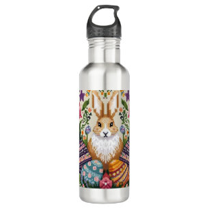 Cute/Colourful Spring/Easter fair isle  710 Ml Water Bottle
