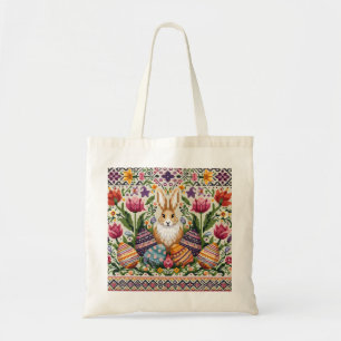 Cute/Colourful Spring/Easter fair isle Tote Bag