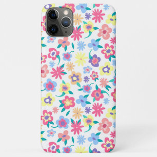 Cute colourful spring flowers pattern Case-Mate iPhone case