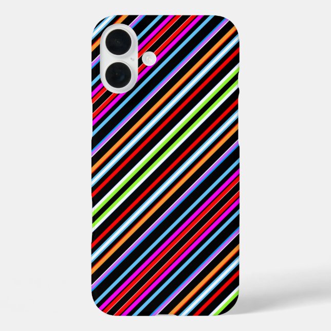 Cute colourful stripes Case-Mate iPhone case (Back)