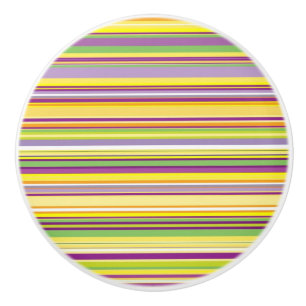 Cute colourful stripes design All-Over-Print tank Ceramic Knob