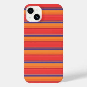Cute colourful summer stripes iPhone 14 plus case