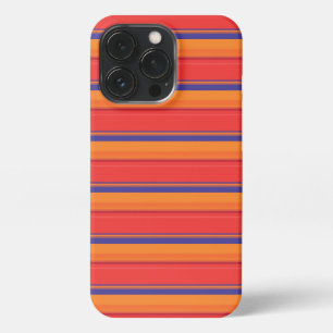 Cute colourful summer stripes iPhone 13 pro case